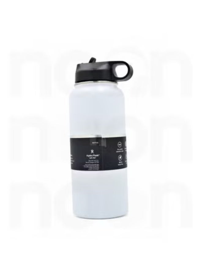 Hydro Flask 32 Oz Wide Flex Straw Cap Bottle - Insulated Stainless Steel - Wide Straw Lid, Non Spill, Leakproof in Pacific - Image 2